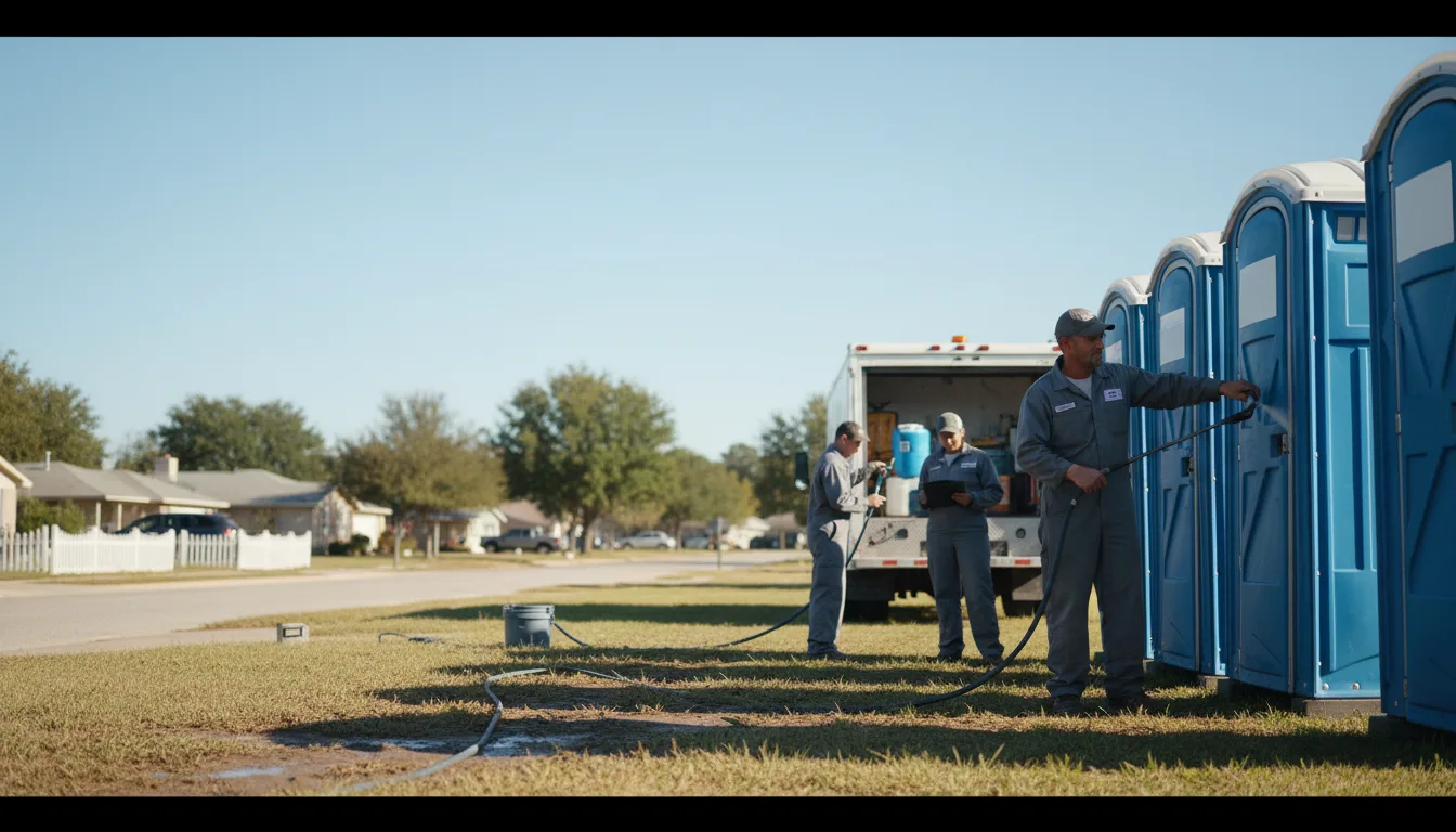 Long-Term Portable Toilet Rental in Dike, TX near me